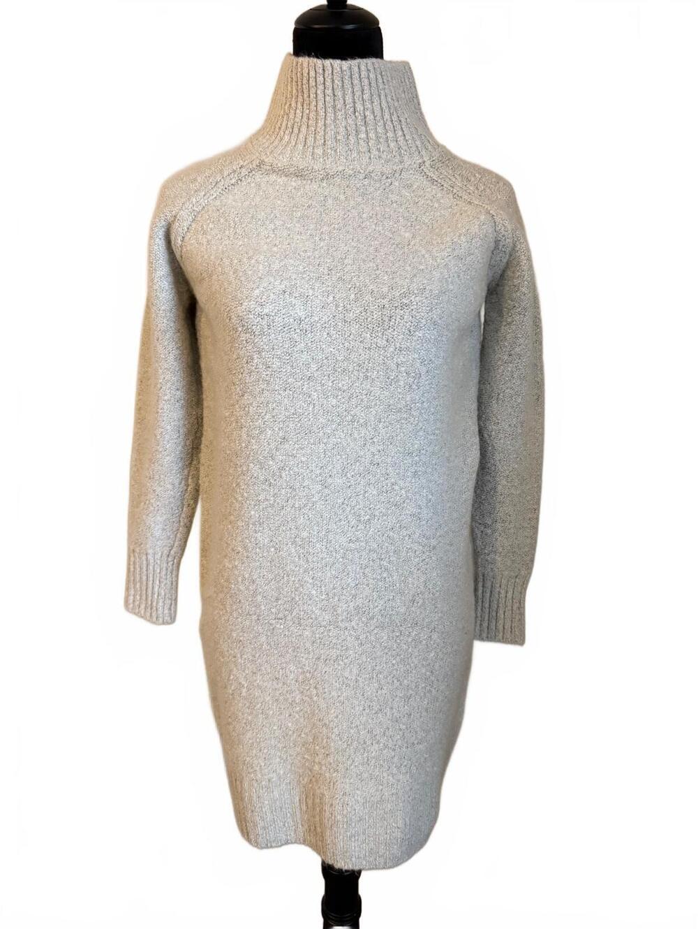 Cream Turtleneck Pullover Sweater Dress - NWOT